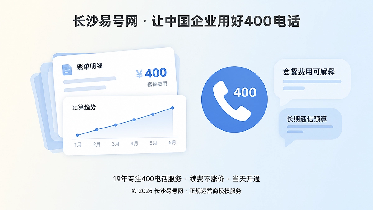 2026年400电话套餐解析：从费用可解释性建立长期通信预算